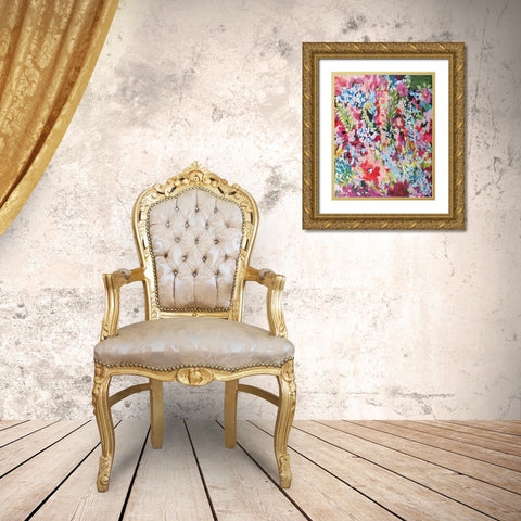 Joyful Always Gold Ornate Wood Framed Art Print with Double Matting by Ebert, Roey