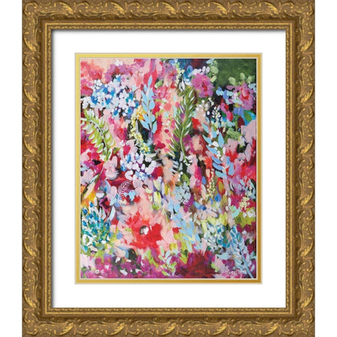 Joyful Always Gold Ornate Wood Framed Art Print with Double Matting by Ebert, Roey