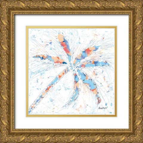 Palm Tree I Gold Ornate Wood Framed Art Print with Double Matting by Ebert, Roey