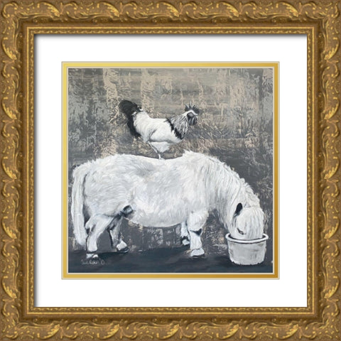 Shetland and Co. Gold Ornate Wood Framed Art Print with Double Matting by Redman, Suzi