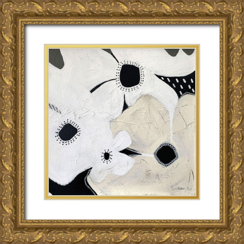 Hello II Gold Ornate Wood Framed Art Print with Double Matting by Redman, Suzi