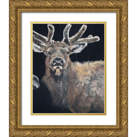 Hear the Word II    Gold Ornate Wood Framed Art Print with Double Matting by Redman, Suzi