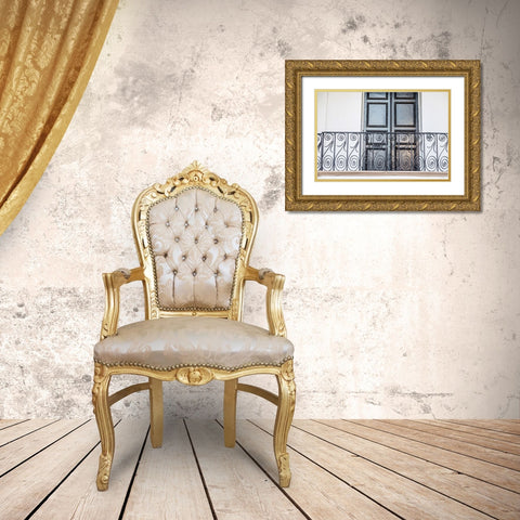 Door Beautiful Gold Ornate Wood Framed Art Print with Double Matting by Rigsby, Jennifer