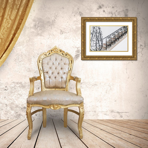 Step into Beautiful Gold Ornate Wood Framed Art Print with Double Matting by Rigsby, Jennifer