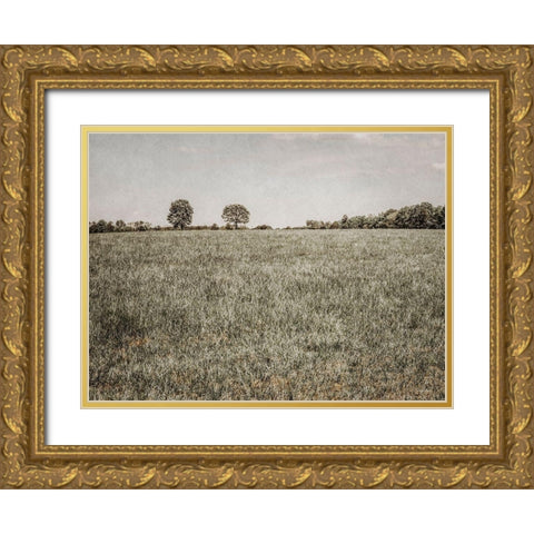 Together in the Fields II Gold Ornate Wood Framed Art Print with Double Matting by Rigsby, Jennifer
