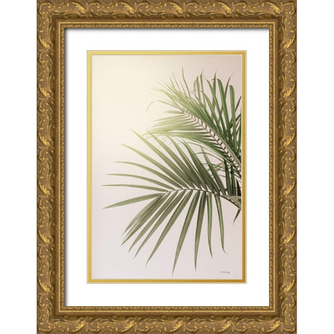 Sunkissed Palm Gold Ornate Wood Framed Art Print with Double Matting by Rigsby, Jennifer