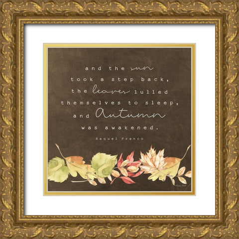 The Sun Took a Step Back Gold Ornate Wood Framed Art Print with Double Matting by Ball, Susan