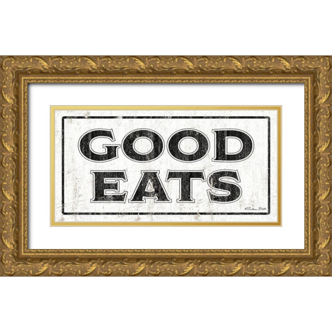 Good Eats Gold Ornate Wood Framed Art Print with Double Matting by Ball, Susan