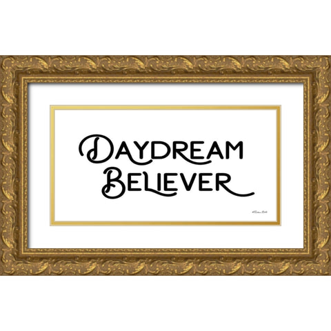 Daydream Believer Gold Ornate Wood Framed Art Print with Double Matting by Ball, Susan