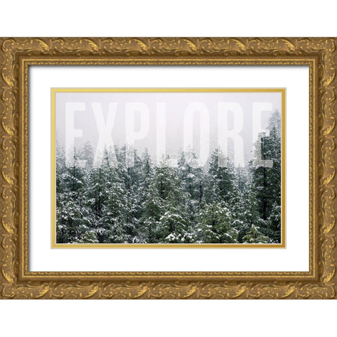 Explore Gold Ornate Wood Framed Art Print with Double Matting by Ball, Susan