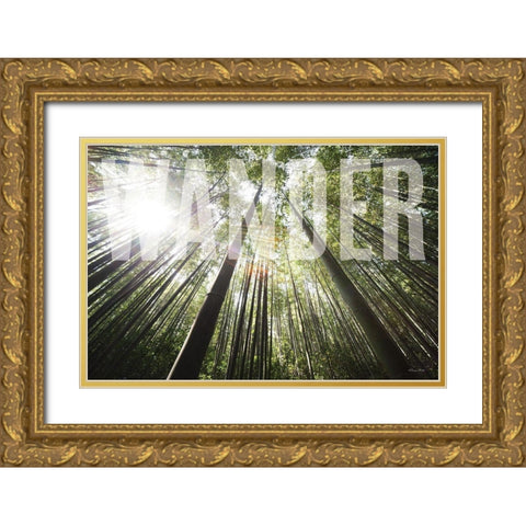 Wander Gold Ornate Wood Framed Art Print with Double Matting by Ball, Susan