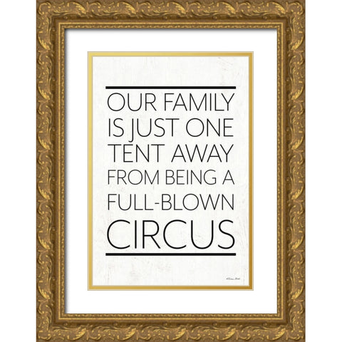 Full-Blown Circus    Gold Ornate Wood Framed Art Print with Double Matting by Ball, Susan