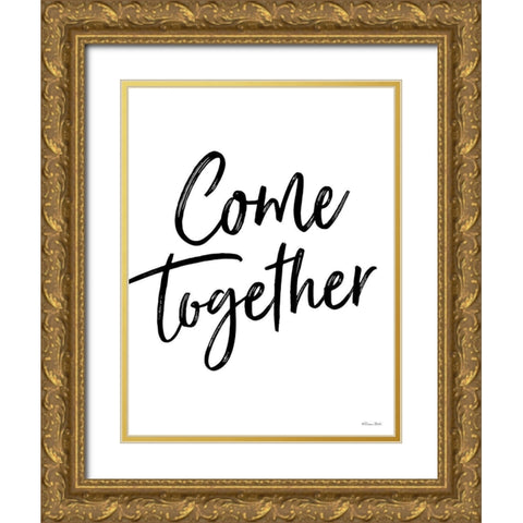 Come Together Gold Ornate Wood Framed Art Print with Double Matting by Ball, Susan