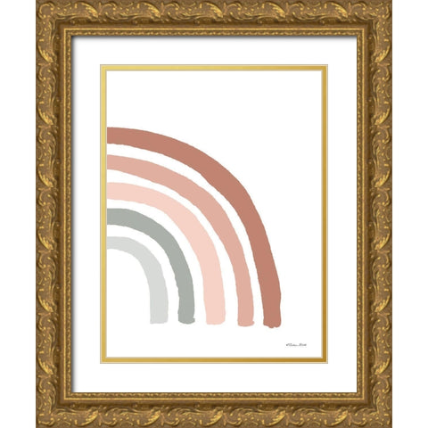 Desert Rainbow 2 Gold Ornate Wood Framed Art Print with Double Matting by Ball, Susan