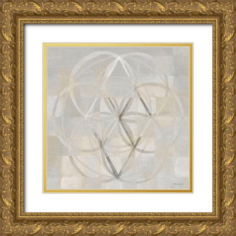 Illusion 1 Gold Ornate Wood Framed Art Print with Double Matting by Stellar Design Studio