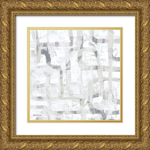 Intertwined 4 Gold Ornate Wood Framed Art Print with Double Matting by Stellar Design Studio