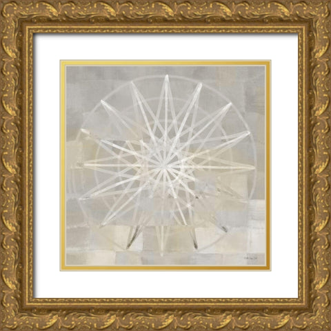 Illusion 2 Gold Ornate Wood Framed Art Print with Double Matting by Stellar Design Studio