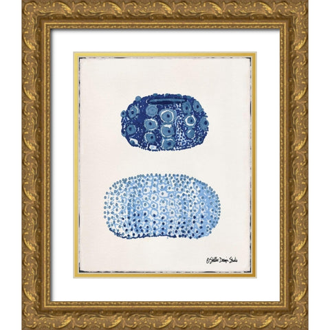 From the Sea 1 Gold Ornate Wood Framed Art Print with Double Matting by Stellar Design Studio