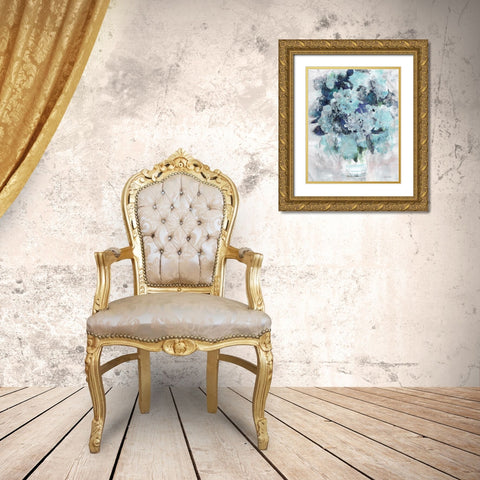 Floral Secrets 2 Gold Ornate Wood Framed Art Print with Double Matting by Stellar Design Studio