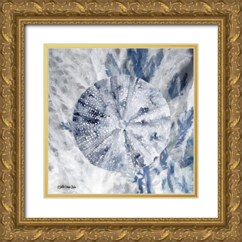 Ocean Collection 2 Gold Ornate Wood Framed Art Print with Double Matting by Stellar Design Studio