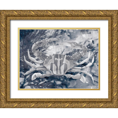 Ocean Collection 5 Gold Ornate Wood Framed Art Print with Double Matting by Stellar Design Studio