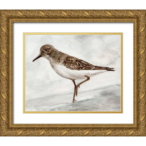 Sanibel Piper 3   Gold Ornate Wood Framed Art Print with Double Matting by Stellar Design Studio