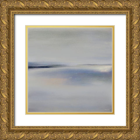 Distant Horizon 1 Gold Ornate Wood Framed Art Print with Double Matting by Stellar Design Studio