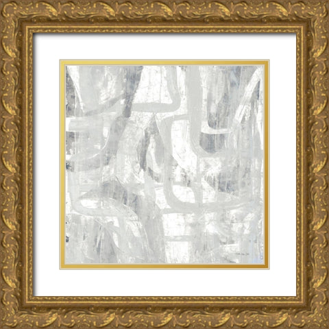 Intertwined 1    Gold Ornate Wood Framed Art Print with Double Matting by Stellar Design Studio