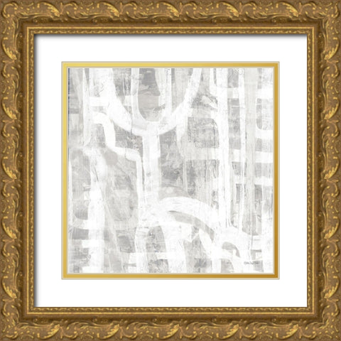 Intertwined 2     Gold Ornate Wood Framed Art Print with Double Matting by Stellar Design Studio