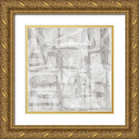 Intertwined 3     Gold Ornate Wood Framed Art Print with Double Matting by Stellar Design Studio