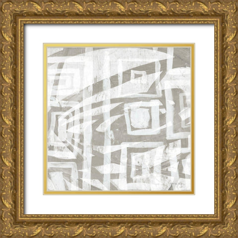 Intertwined 4     Gold Ornate Wood Framed Art Print with Double Matting by Stellar Design Studio