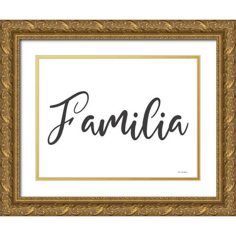 Spanish Family Gold Ornate Wood Framed Art Print with Double Matting by Stellar Design Studio