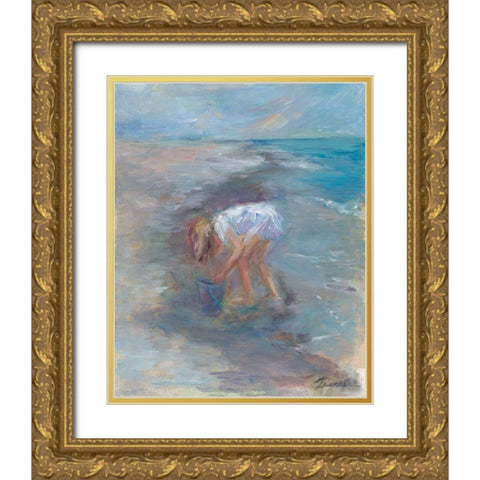 Treasure Hunting Gold Ornate Wood Framed Art Print with Double Matting by Owen-Cullimore, Tracy