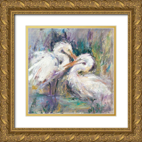 Twin Beaks Gold Ornate Wood Framed Art Print with Double Matting by Owen-Cullimore, Tracy