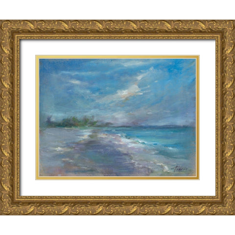 Serenity Gold Ornate Wood Framed Art Print with Double Matting by Owen-Cullimore, Tracy