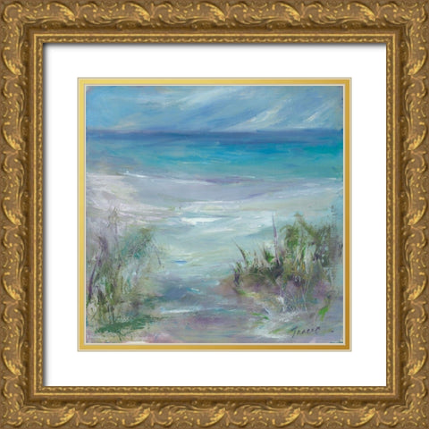 Blue Horizons Gold Ornate Wood Framed Art Print with Double Matting by Owen-Cullimore, Tracy