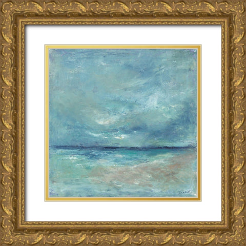 Coastal Escape Gold Ornate Wood Framed Art Print with Double Matting by Owen-Cullimore, Tracy