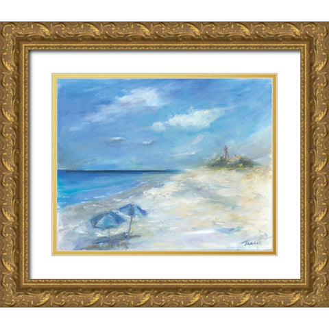 Sunday Fun Day Gold Ornate Wood Framed Art Print with Double Matting by Owen-Cullimore, Tracy