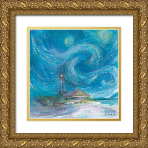 Starry Night Gold Ornate Wood Framed Art Print with Double Matting by Owen-Cullimore, Tracy