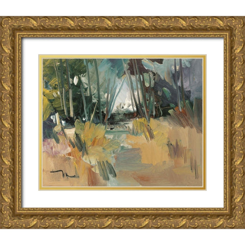 A New Day    Gold Ornate Wood Framed Art Print with Double Matting by Trujillo, Jose