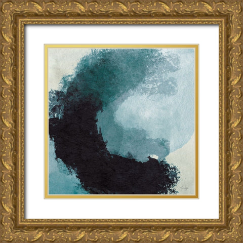 Safe Transitions Gold Ornate Wood Framed Art Print with Double Matting by Yass Naffas Designs