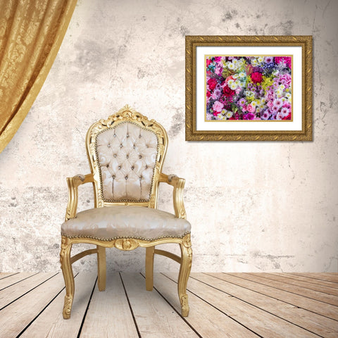 China-Hong Kong Flower market Gold Ornate Wood Framed Art Print with Double Matting by Eggers, Julie