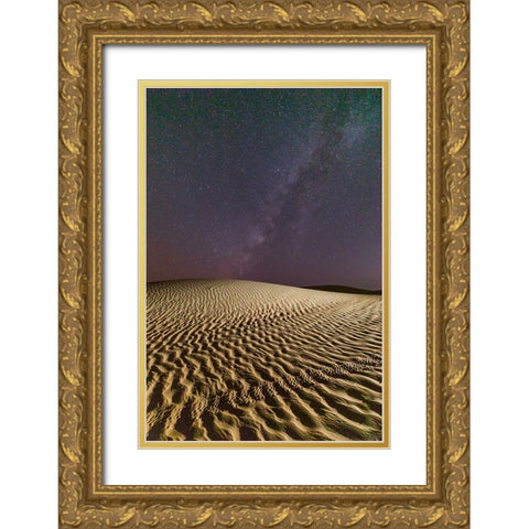 Middle East-Arabian Peninsula-Ash Sharqiyah North-Bidiyah Gold Ornate Wood Framed Art Print with Double Matting by Wilson, Emily M.