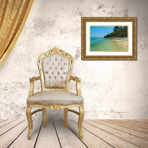 Ko Kradan-Talay Trang archipelago-Thailand Gold Ornate Wood Framed Art Print with Double Matting by Pitamitz, Sergio