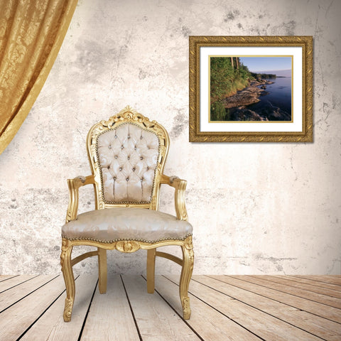 Canada, Manitoba, Sasagiu Rapids Provincial Park Gold Ornate Wood Framed Art Print with Double Matting by Grandmaison, Mike