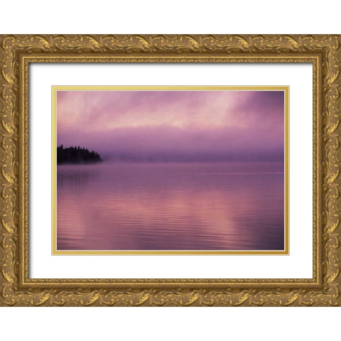 Canada, Manitoba, Childs Lake at Duck Mountain PP Gold Ornate Wood Framed Art Print with Double Matting by Grandmaison, Mike