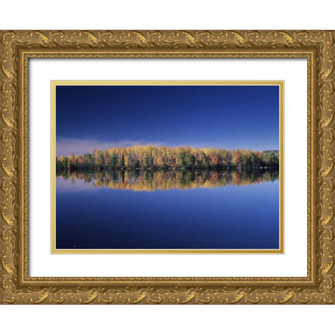 Canada, Ontario, Quebec, Ottawa River Gold Ornate Wood Framed Art Print with Double Matting by Grandmaison, Mike