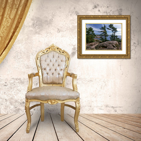 Canada, Ontario, Killarney Provincial Park Gold Ornate Wood Framed Art Print with Double Matting by Grandmaison, Mike