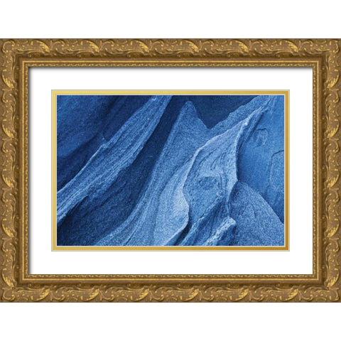 Canada, Ontario, Killbear PP Rock abstract Gold Ornate Wood Framed Art Print with Double Matting by Grandmaison, Mike