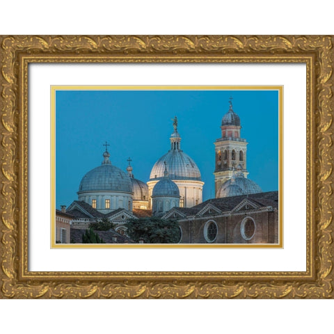 Italy-Padua-Basilica of St Anthony Gold Ornate Wood Framed Art Print with Double Matting by Tilley, Rob